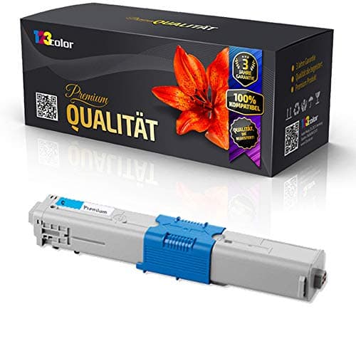 Image of Compatible Toner Cartridge for OKI C301 DN C321 DN 44973535 Blue Cyan - Office Print Series