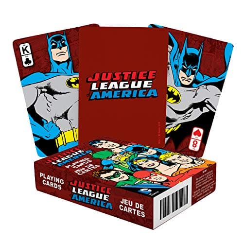 Image of AQUARIUS DC Comics Playing Cards Retro Justice League
