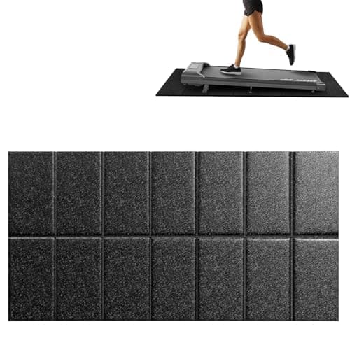 Image of Non-Slip Walking Pad Treadmill Mat for Carpet Floors,140x60 cm Hardwood Floor Protection, Mats for Under Walking pad/Treadmill/Bike/Exercise Equipment on Carpets, Noise Shock Absorption, Stationary