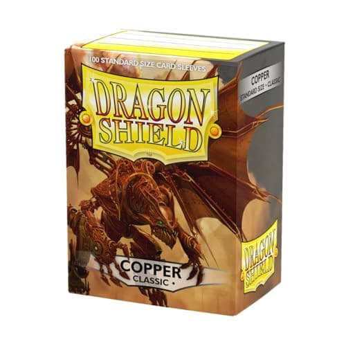 Image of Dragon Shield | Standard Size Card Classic Sleeves | 100 CT - Smooth & Tough Premium TCG Sleeves - Compatible with Pokemon, Flesh & Blood, One Piece & Magic the Gathering | Copper