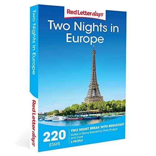 Image of Red Letter Days Romantic 2-Night European Getaways Experience Gift Box for 2 – Over 220 Options
