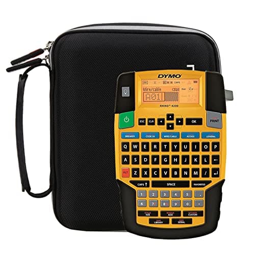 Image of FBLFOBELI Hard Storage Case Replacement for DYMO 1801611 Rhino 4200 Basic Industrial Handheld Label Maker, Case Only