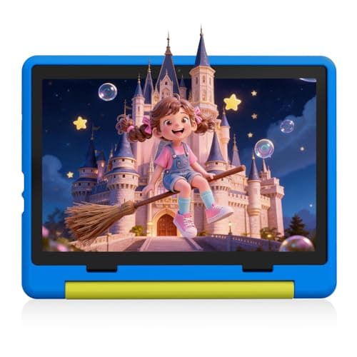 Image of Laptok Kids Tablet 10 Inch, Android 15 Tablet for Kids | 20GB+64GB+1TB Expand | Face ID & Parental Control | 5000mAh & Fast Charging | 5MP+8MP | WiFi 6 | BT 5.3 | Protective Case,Blue
