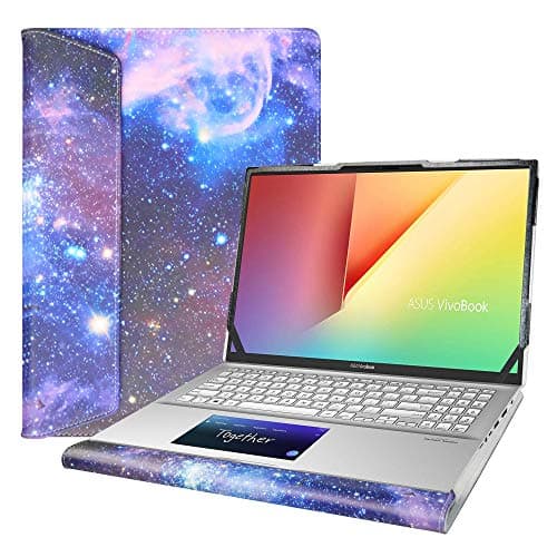 Image of Alapmk Protective Cover Case For 15.6" HUAWEI Matebook D 15 2020 & Asus VivoBook S15 S532FA/VivoBook 15 F512DA F512FA X512FA/ZenBook Flip 15 UX563FD & Lenovo IdeaPad Slim 7 15IIL05 Laptop,Galaxy