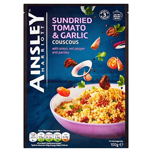 Image of Ainsley Harriott Sundried Tomato & Garlic Couscous, 100 g, Pack of 12