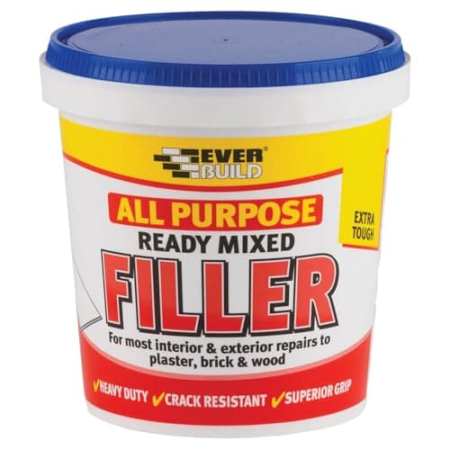 Image of Everbuild All Purpose Ready Mixed Filler – Interior And Exterior Use – White – 600g