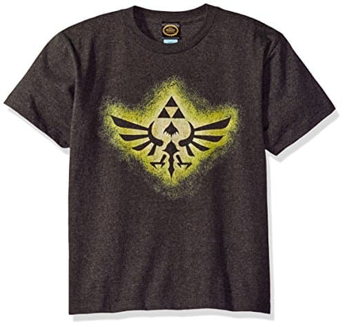 Image of Nintendo boysNNTD0049-40001008Zelda Soaring Triforce Graphic T-Shirt Short Sleeves T-Shirt - Gray - Medium