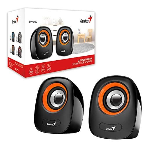 Image of Genius Mini USB Stereo Speakers – Orange – 31730027402