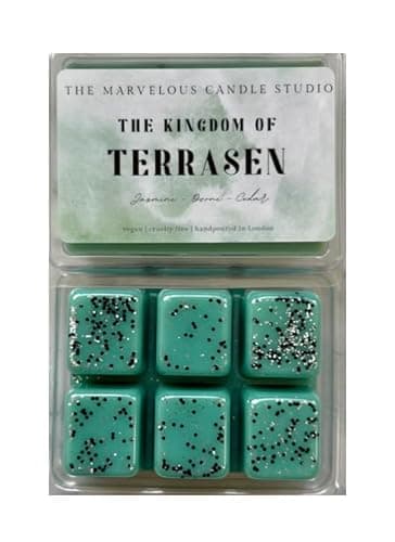 Image of Terrasen Candle Officially Licensed Throne of Glass Merch |The Kingdom of Terrasen | TOG Gift | Literary Book Lover Fandom Candle (70g Wax Melt)