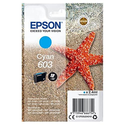Image of Epson Single Pack Cyan 603 Ink