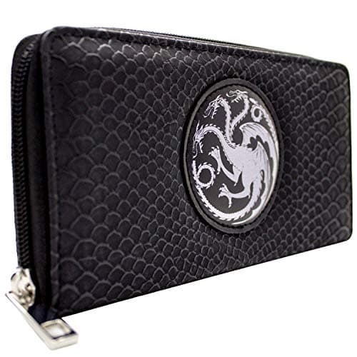 Image of Game of Thrones Fire and Blood Purse/Coin Purse Clutch Pocket Coin Purse & Card Holder, Black