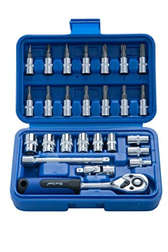 Image of Blue Spot Tools 01525 Bluespot 26 PCE 1/4" Drive Socket Set, Silver