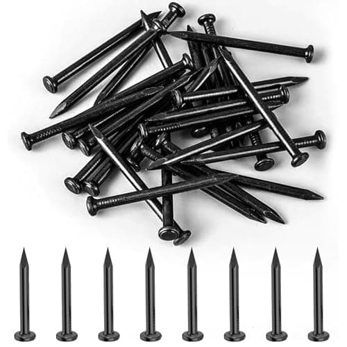 Image of 270 Pcs Masonry Nails for Brick Wall, Hardware Nails, 30mm/1.18 inch Steel NailsFlat Head Concrete Wall Nail Assortment Kit for Hanging Pictures Woodworking Drywall