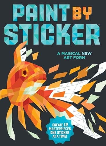 Image of Paint by Sticker: Create 12 Masterpieces One Sticker at a Time!