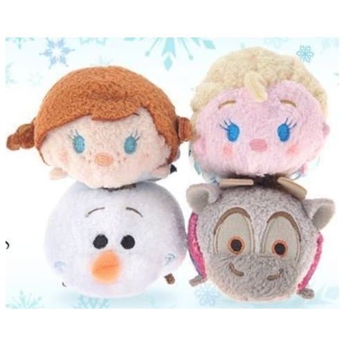 Image of Disney Frozen Tsum Tsum Set of 4 Frozen Mini 3.5 Plush by Disney