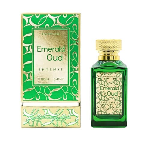 Image of Emerald Oud Intense by ATTAR & CO., Unisex Parfum, 100 ml - With Floral, Vanilla & Woody Notes | Long Lasting Perfume for Women and Men