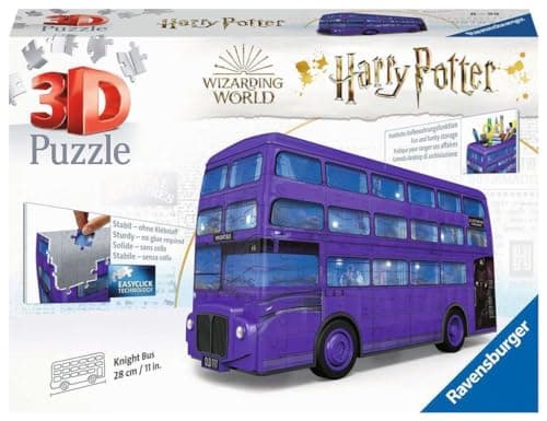Image of Ravensburger Harry Potter Gifts - Knight Bus 3D Jigsaw Puzzle for Kids Age 8 Years Up - 216 Pieces - No Glue Required