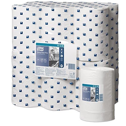Image of TORK 101230 Wiping Paper Plus Mini, Centrefeed Roll (Pack of 12)