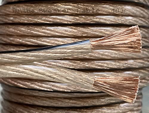 Image of Auline 5m x 6mm2 10AWG Thick Low Resistance HiFi Loud Speaker Cable Wire Sound