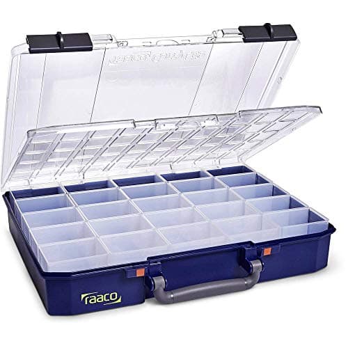 Image of Raaco CarryLite 80 5x10-25/DLU Blue Polycarbonate (PC), Polypropylene (PP)