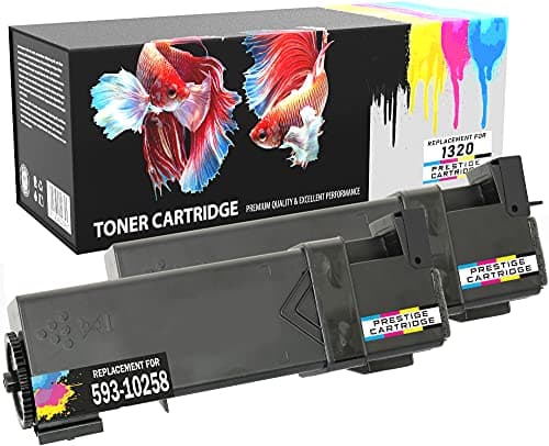 Image of Prestige Cartridge 1320 Toner Cartridge for Dell 1320/1320c/1320cn - Black (Pack of 2)