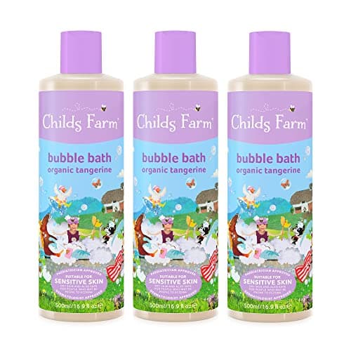 Image of Childs Farm Children's Bubble Bath Organic Tangerine, 500ml (3 x 500ml)