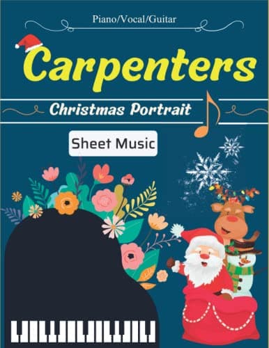 Image of Carpenters Sheet Music: Collection Of 13 Songs For Piano/, Vocal, Guitar (Christmas Portrait)