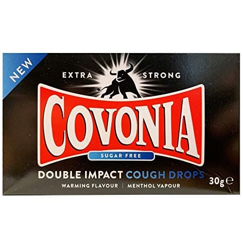Image of 10 x Covonia Double Impact Lozenges Strong Original 30g