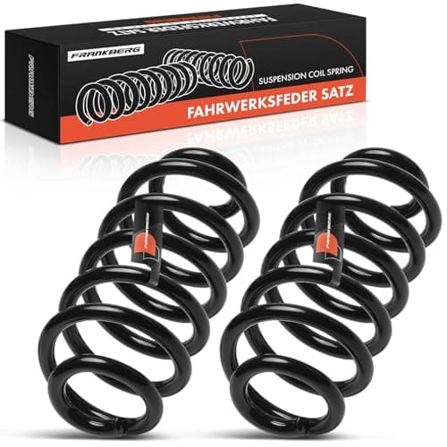 Image of Frankberg 2x Coil Spring Rear Axle Left Right coil spring Compatible with Trax 2012-2025 Mokka/Mokka X J13 2012-2025 Replace# 95107103