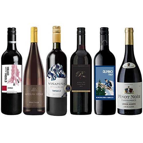 Image of The Red Wines Collection Mixed Case of 6 Red Wines 75cl 11% abv