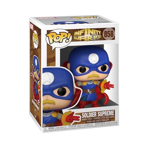 Image of Funko POP! Marvel: Infinity Warps - Soldier Supreme - Collectable Vinyl Figure - Gift Idea - Official Merchandise - Toys for Kids & Adults - Comic Books Fans - Model Figure for Collectors and Display