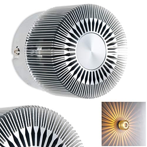 Image of Wall lamp Cantoni, wall Light Made of Metal in Nickel matt, wall spot 1-Flame, 1 x G9, wall Spotlight with Light Effect, Without Bulb