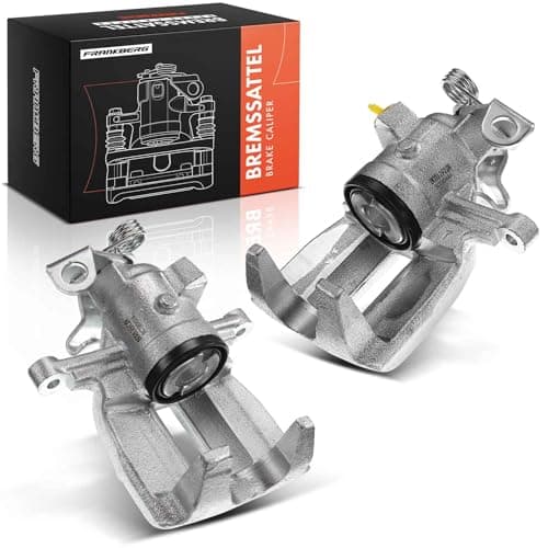Image of Frankberg 2x Brake Caliper Disc Brake Rear Left Rights Compatible with Transporter V Box/Bus/Platform/Chassis M.u.l.t.i.v.a.n V VI Replace# 7H0615424A