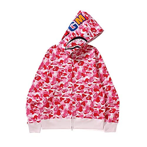 Image of Fashion Printed Hoodie Sweatershirt Full Zip Jacket for Men Women Jacket Sweatshirt Camouflage