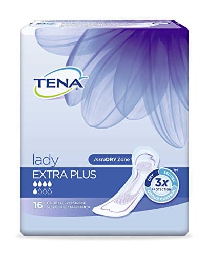 Image of TENA Lady Flow Silk for Incontinence Pads – Extra Plus – 16