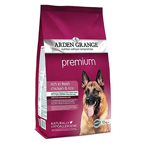 Image of Arden Grange Adult Premium Dry Dog Food Rich in Fresh Chicken and Rice, 12 kg