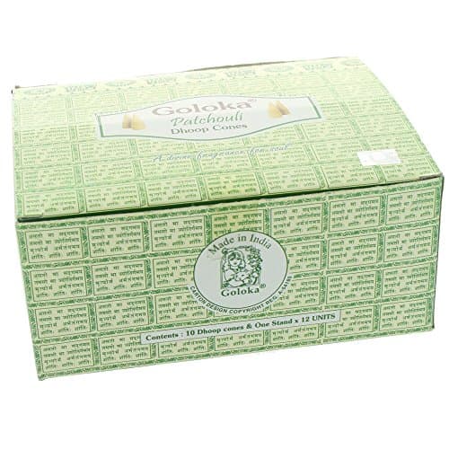 Image of Goloka Patchouli Incense Cones x 12 Packs