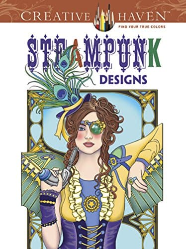 Image of Dover DOV-99197 Steampunk Coloring Book (Creative Haven Coloring Books)