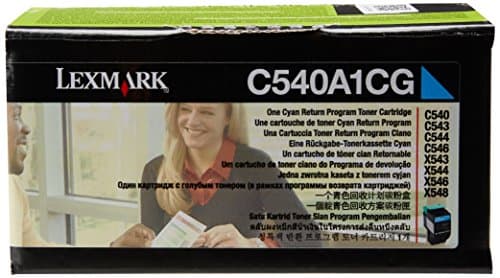 Image of Lexmark C540n/C543dn/X543dn/C544/X544 Series Return Program Toner Cartridge - Cyan