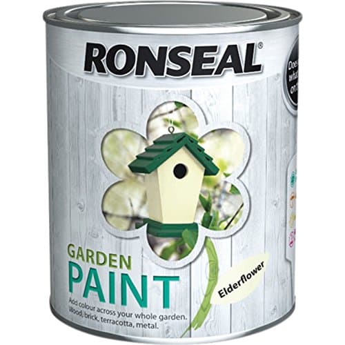 Image of Ronseal General Purpose Garden Paint Elderflower 2.5 Litre