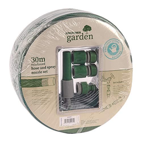 Image of 30M Garden Hose & Spray Nozzle Set