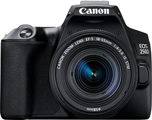 Image of Canon EOS 250D Digital Camera - Black +Lens(EF-S 18-55 mm f/4-5.6 IS STM)
