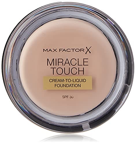 Image of Max Factor Miracle Touch Foundation, New and Improved Formula, SPF 30 and Hyaluronic Acid, Rose Ivory