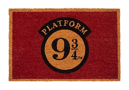 Image of Grupo Erik Door Mat - Harry Potter Gifts | 15.7 x 23.6 in - 40 x 60 cm Coconut Coir, Waterproof, Non Slip Door Mats Indoor & Outdoor | Platform 9 3/4 Sign Harry Potter Merchandise