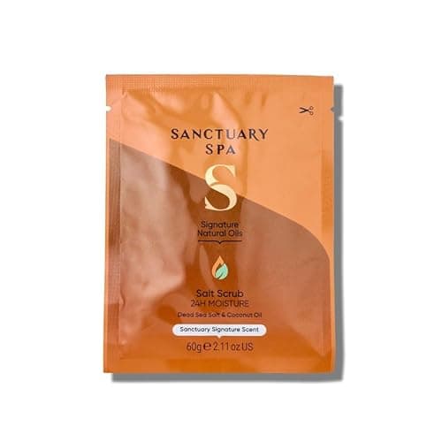 Image of Sānctuary Spa | Salt Scrub - 24H Moisture | With Dead Sea Salt & Coconut Oil | 60g[Packaging May Vary]