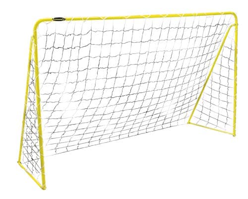 Image of Kickmaster Premier Football Goal 6Ft - Powder Coated Steel Frame, Ultra Strong 3 ply High-Density Netting - Perfect for Outdoor Soccer Play - Ideal for Skill Development - Easy Assembly.