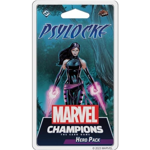 Image of Fantasy Flight Games | Marvel Champions: Psylocke Hero Pack | Miniatures Card Game | Ages 14+ | 1-4 Players | 30 Minutes Playing Time