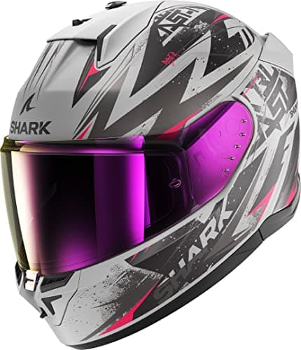 Image of Shark D-Skwal 3 Blast-R Helmet, silver/black, M (57/58)