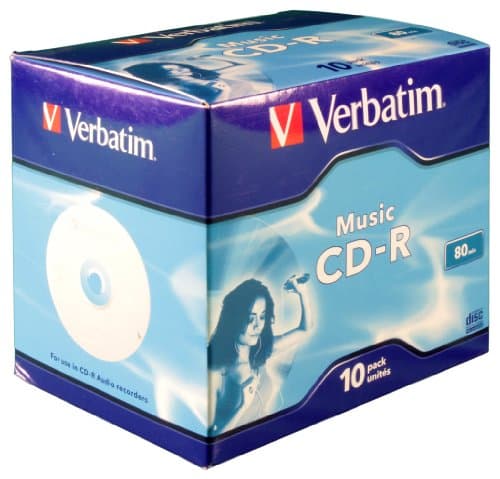 Image of Verbatim 43365 CD-R 700MB/80min Music Life Audio (Pack of 10)