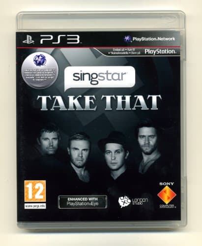 Image of SingStar Take That PS3 Game European Covers English Game & Songs